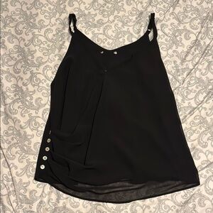 Zenana Outfitters Gray Asymmetrical Camisole